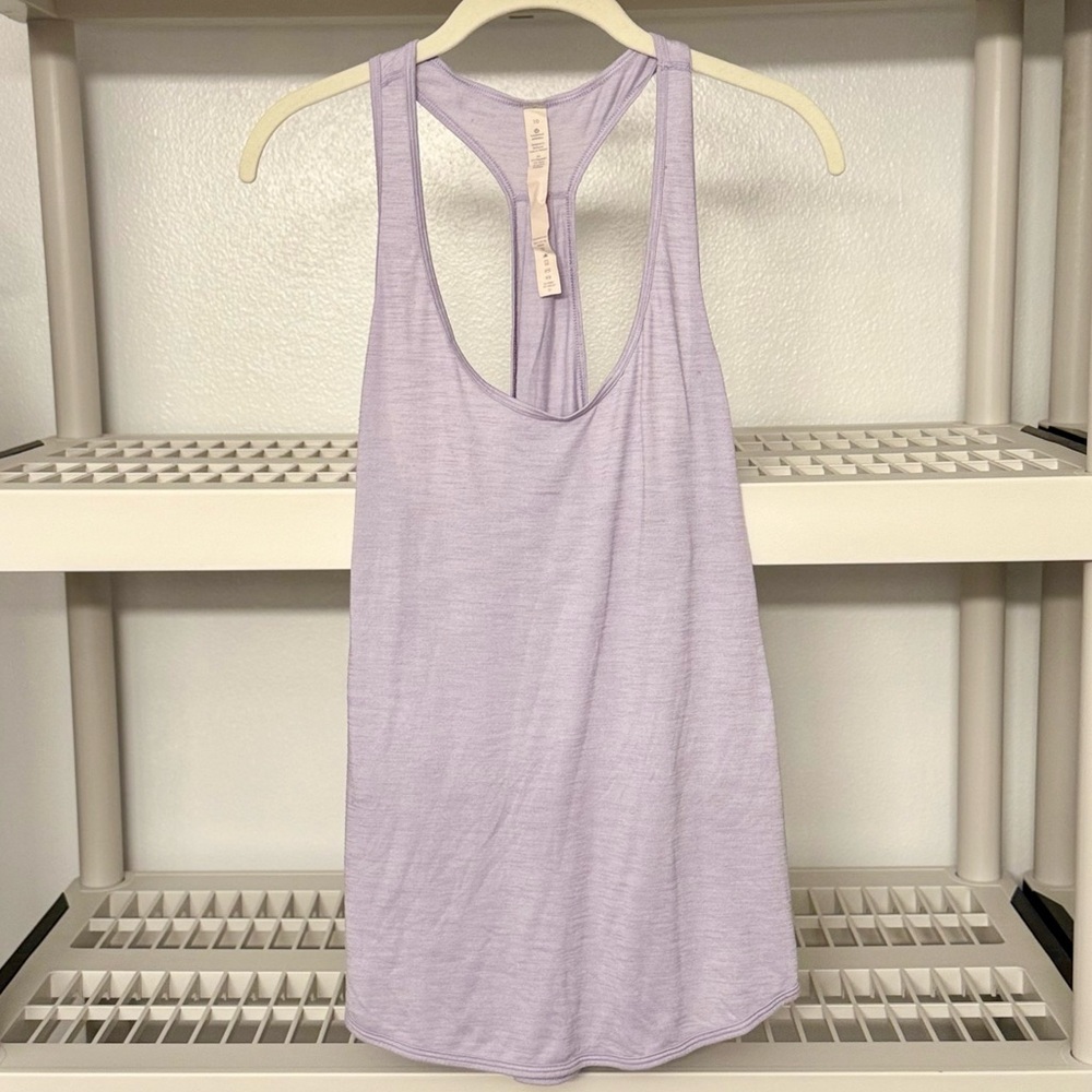Lululemon Athletics‎ Women’s Lilac Racerback Workout Tank Size 10